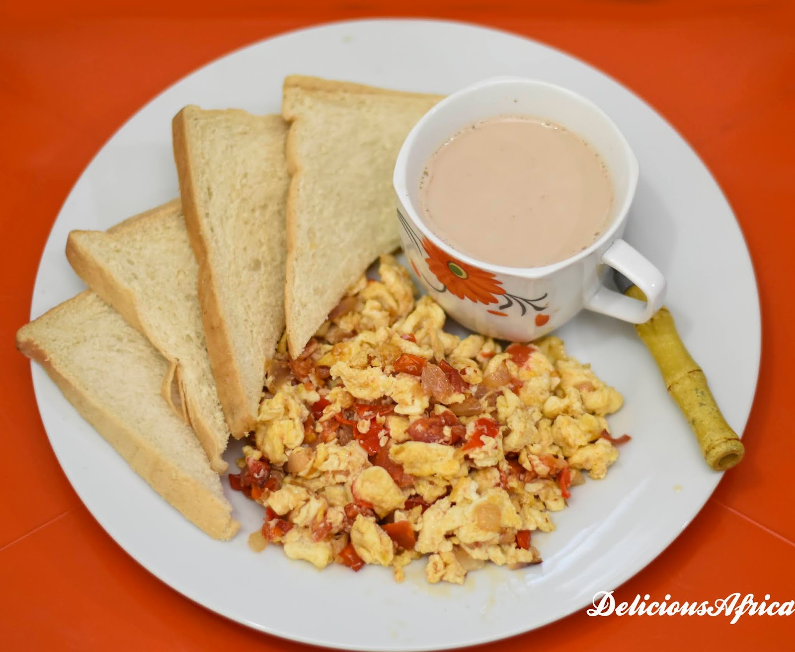 Delicious Africa Coconut Scrambled Egg
