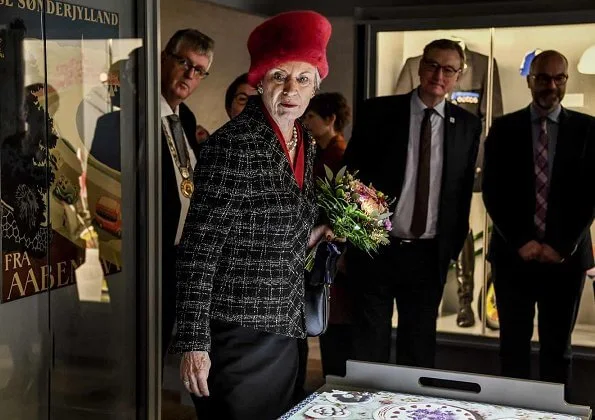 Princess Benedikte opened a new exhibition called 100 years with Denmark - Southern Jutland since the reunification at Jutland Museum