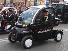 Carabinieri patrols use vehicles of all shapes and sizes