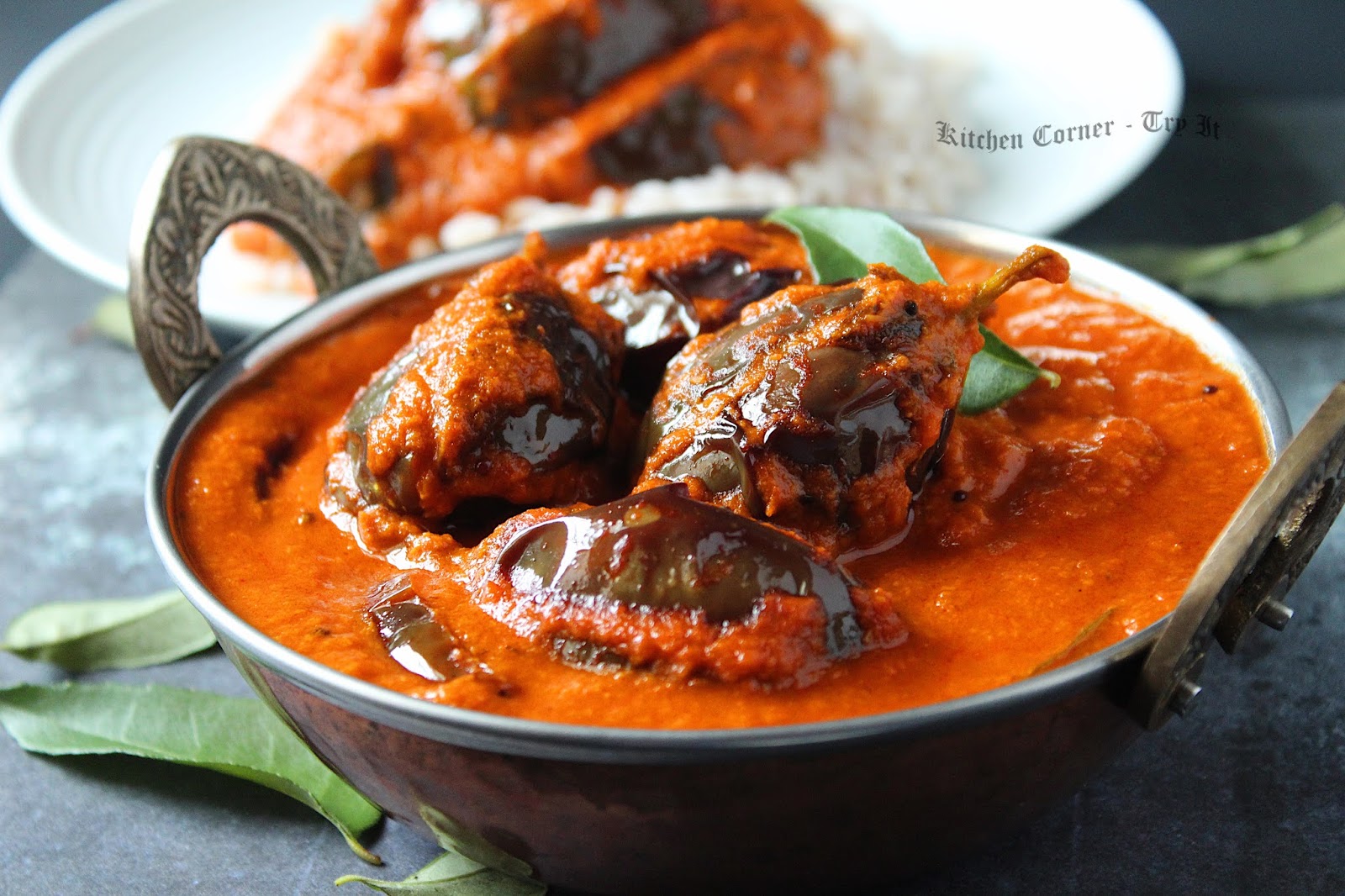 Ennai Kathikkai Baby Eggplant/Brinjal Masala