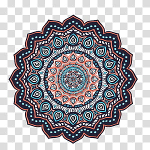 Islam Ornament Mandala Motif Pola Dekoratif Kelopak Bunga Islam Warna Warni Mandala Ilustrasi Latar Belakang Transparan Png Clipart Jualdesainku