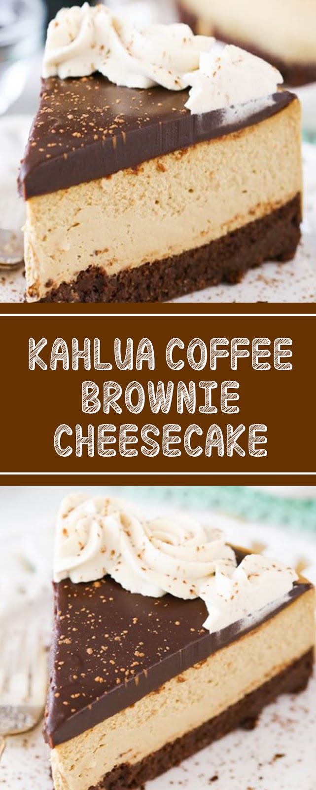KAHLUA COFFEE BROWNIE CHEESECAKE cheesecake House Recipes & Home Decor