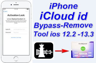 iPhone iCloud id Bypass-Remove Tool for ios 12.2 -13.3 Latest Security.