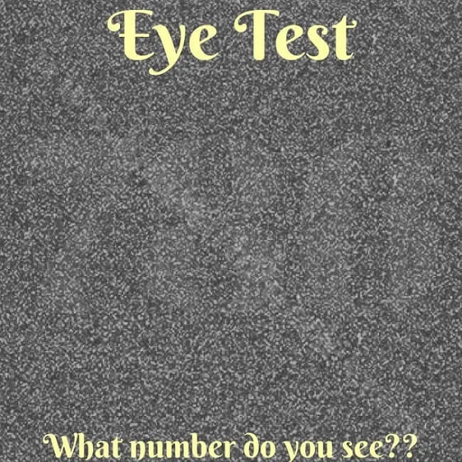 Eye Test-What Number Do You See?-786