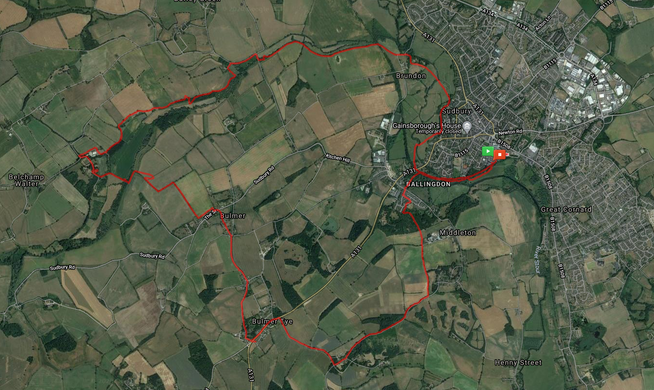 Reinterred Sudbury to Bulmer Walk