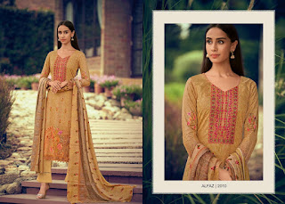 House OF Lawn Alfaz Glace Cotton Salwar Suits Collection 