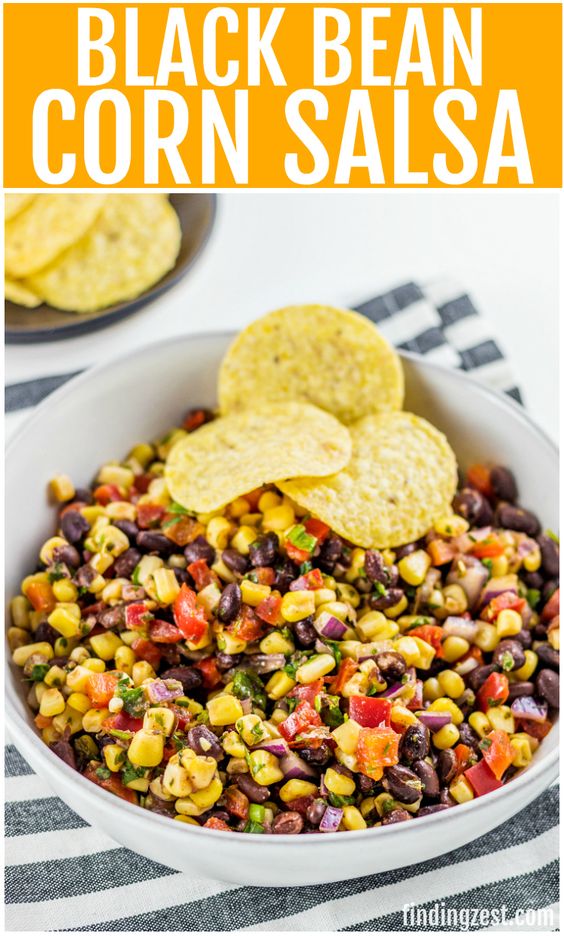 Black Bean Corn Salsa Simple Yummy Recipe