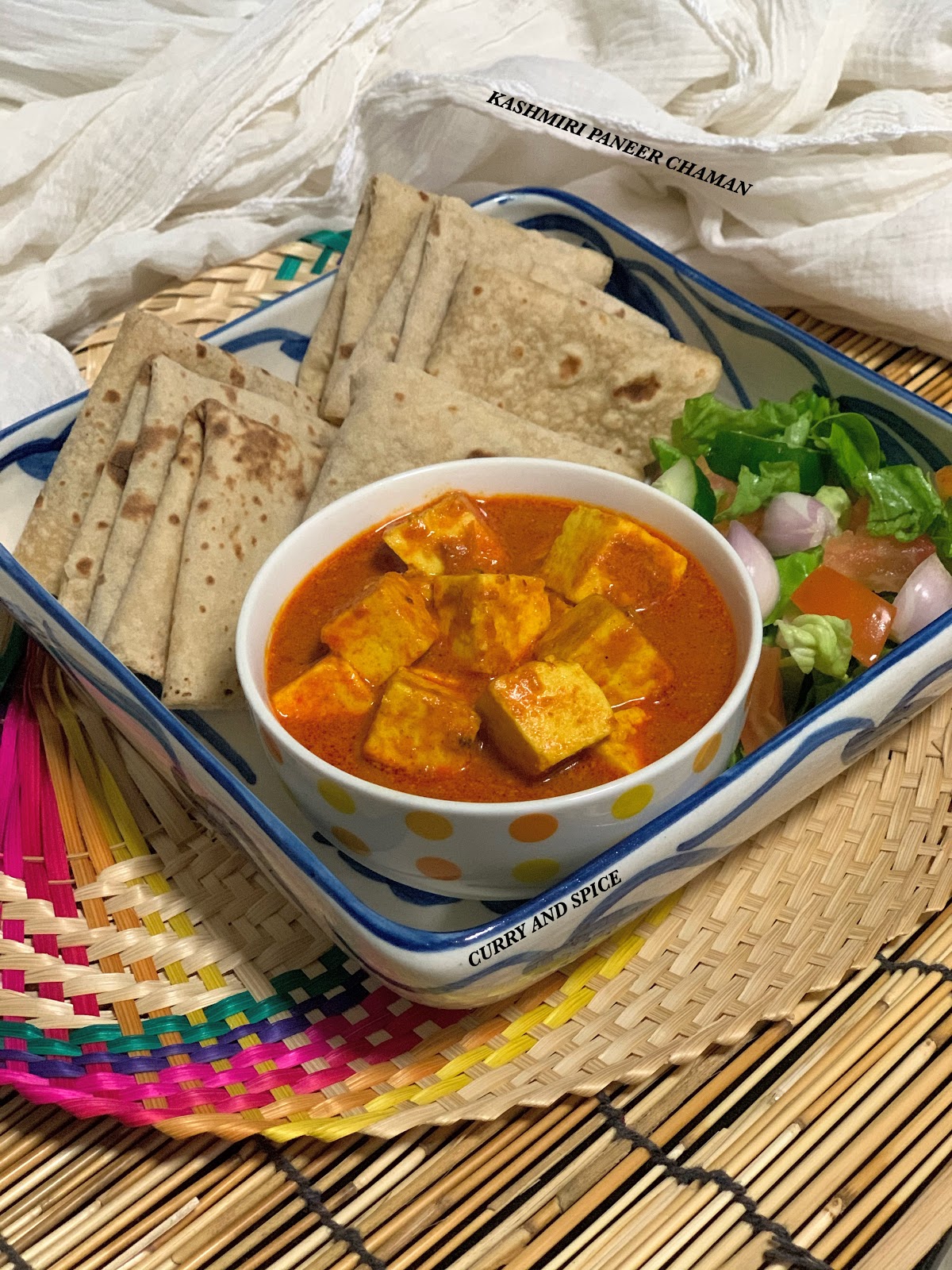 CURRY AND SPICE KASHMIRI PANEER CHAMAN