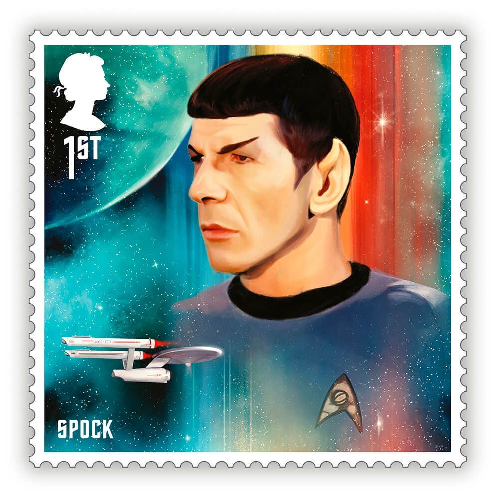 royal mail star trek stamps