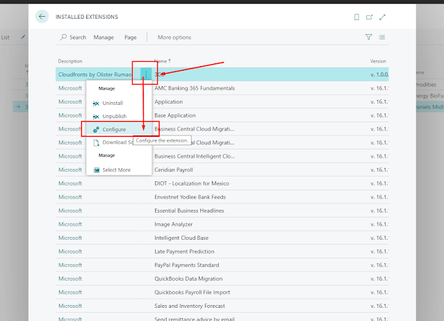 Extension > Assist Edit > Configure Extension > Assist Edit > Configure