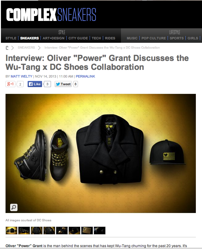DC Public Relations DC Shoes x WuTang Collaboration on
