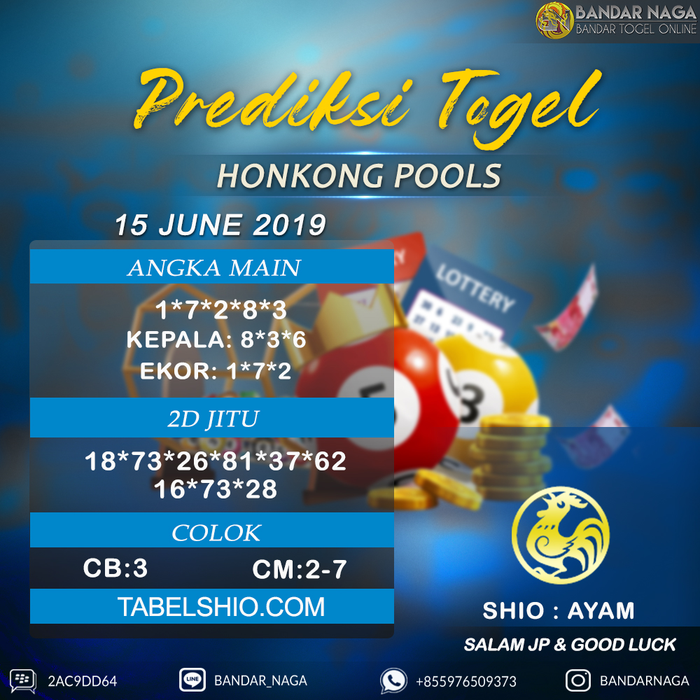 PREDIKSI SYDNEY,HONKONG,SINGAPORE 15 JUNE 2019 List Daftar