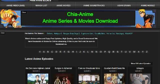 Chia-Anime Latest TV-Series and Movies Download [2021]