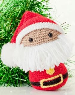 PATRON GRATIS PAPA NOEL AMIGURUMI