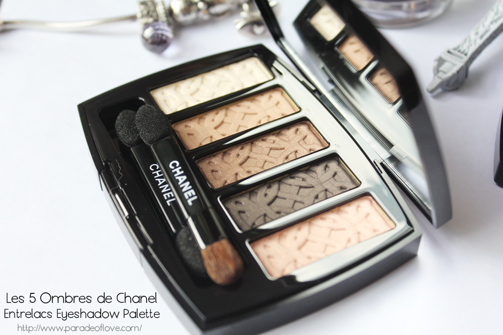 Les 5 Ombres de Chanel Eyeshadow Palette in Entrelacs for Fall