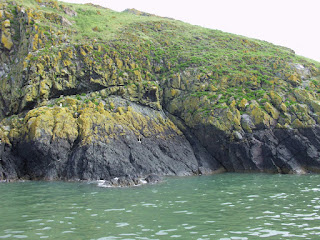 cross at Lambay wrecksite