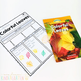 We love reading and learning about fall in our kindergarten classroom, but planning meaningful comprehension activities can be a challenge. This Fall: Read & Respond pack made it super easy to teach 5 comprehension skills for 5 of our favorite picture books. Students especially love the themed crafts and writing prompts too!