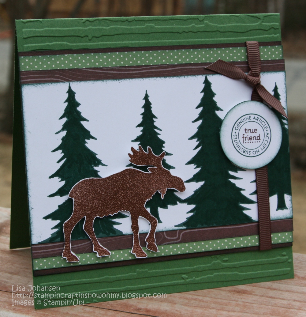 Snowy Moose Creations: MU#5 May 6 Embossing (Dry or Heat) Nature Theme