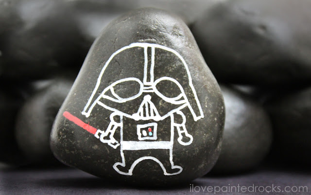 20+ Star Wars Inspired Rock Painting Ideas - I Love Painted Rocks