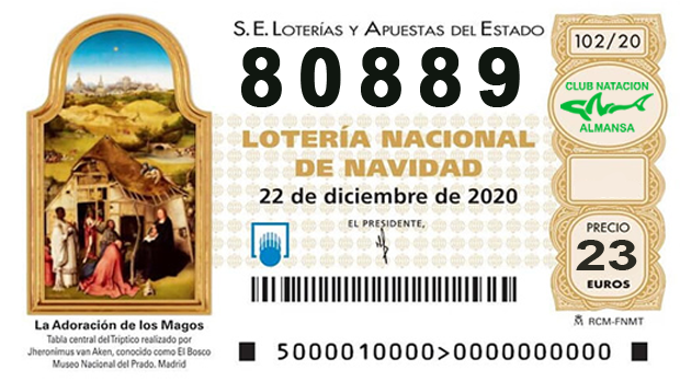 Lotería de navidad CN ALMANSA: LOTERÍA DE NAVIDAD