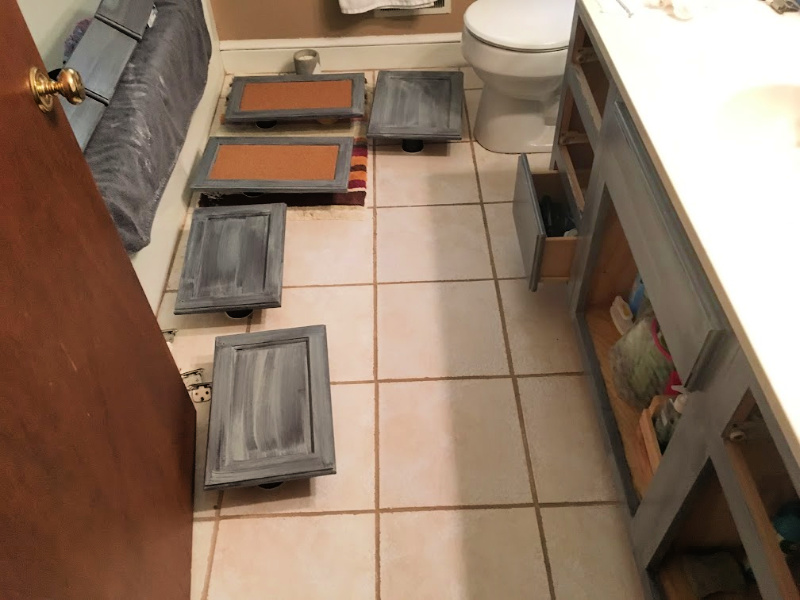 Real Girl S Realm Guest Bathroom Update With Rust Oleum