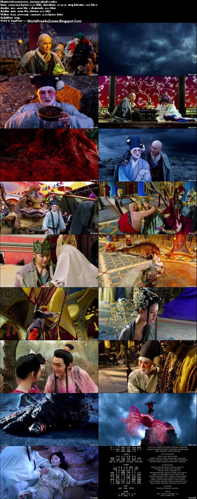 Journey To The West The Demons Strike Back (2017) Dual Audio BRRip 720p 1.2GB Full Movie Free Download And Watch Online Hindi Dubbed Dual Audio Movies 2017 Free At WorldFree4uZonee.Blogspot.Com
