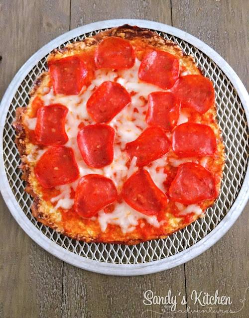 My Favorite Cauliflower Pizza Crust Sandy's Kitchen