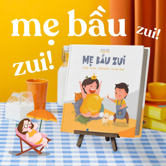 [A116] Trọn bộ sách tô màu cho Mẹ Bầu mang thai lần đầu