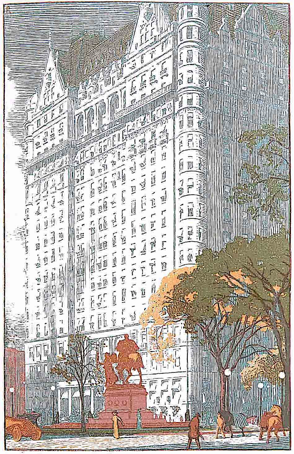 Walter P. Eaton illustration a Walter P. Eaton illustration of a giant building