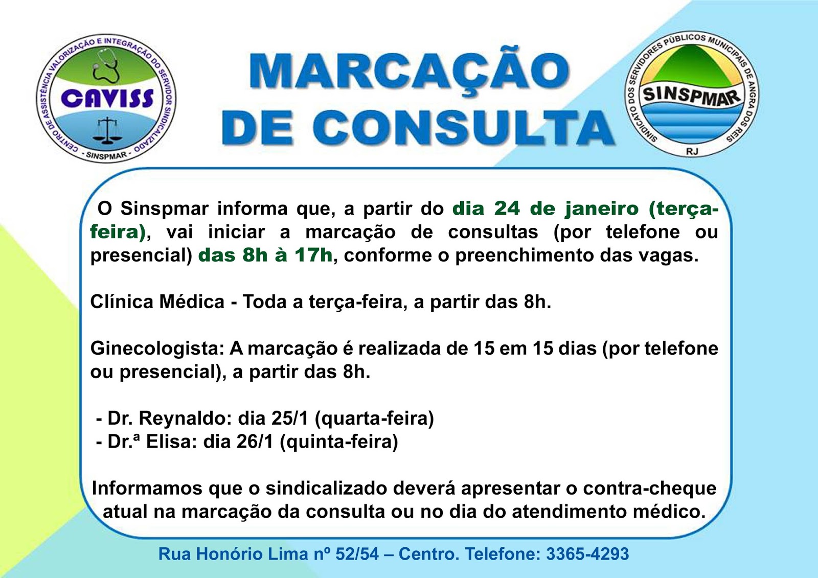 Marcação de consulta