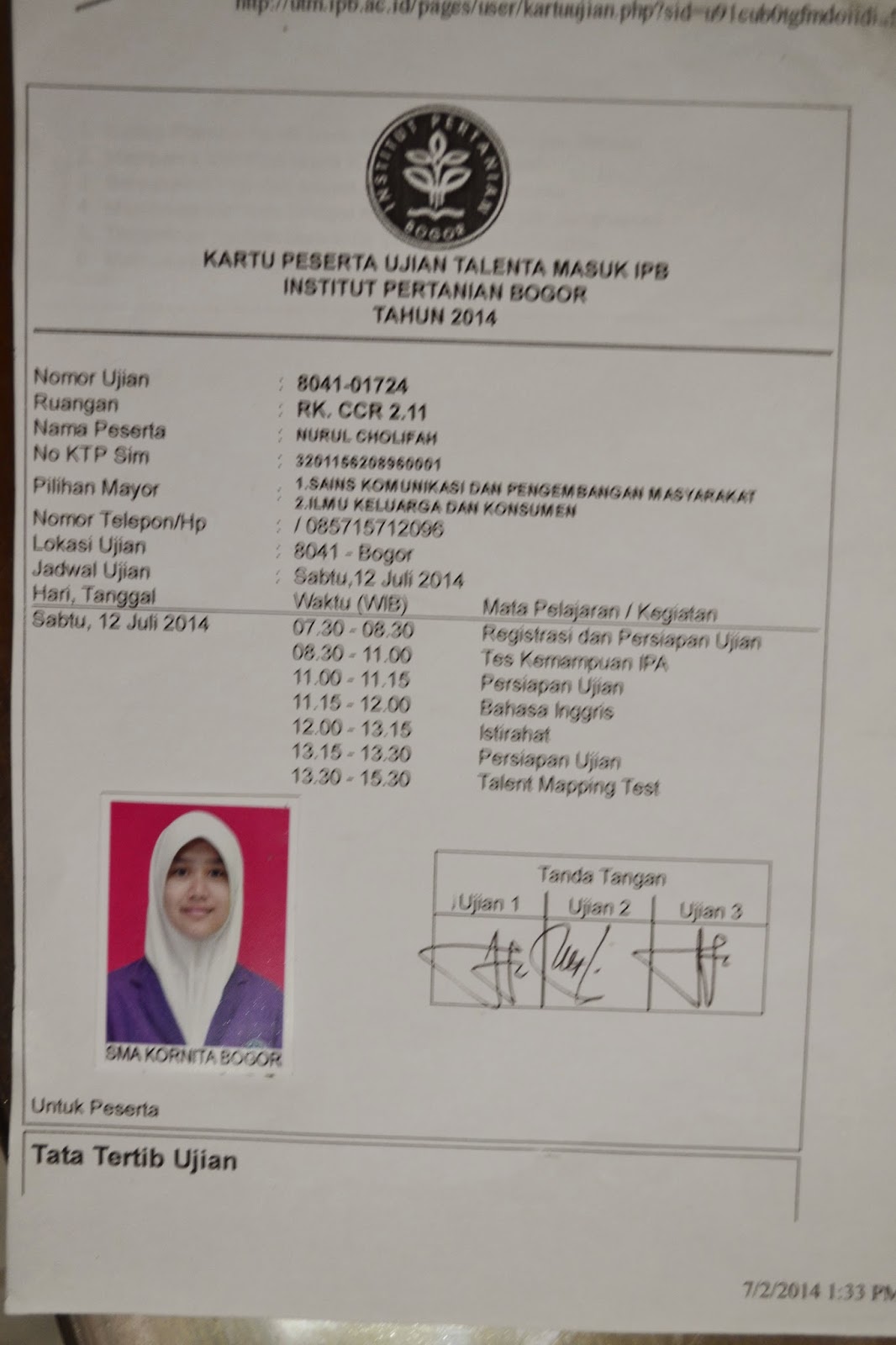 Soal Ujian Mandiri Ipb 2014 Guru Paud