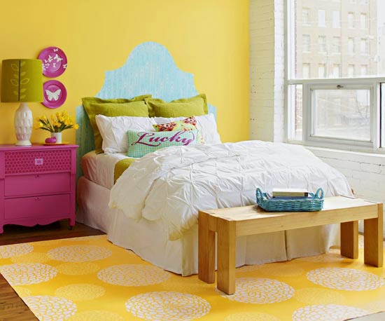 dormitorios color amarillo