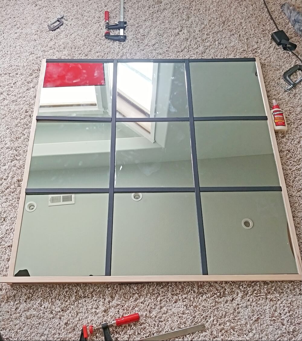 Home gym mirror diy hotsell