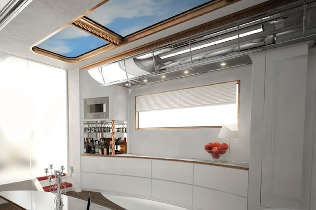 EleMMent Palazzo Luxury RV interior bar