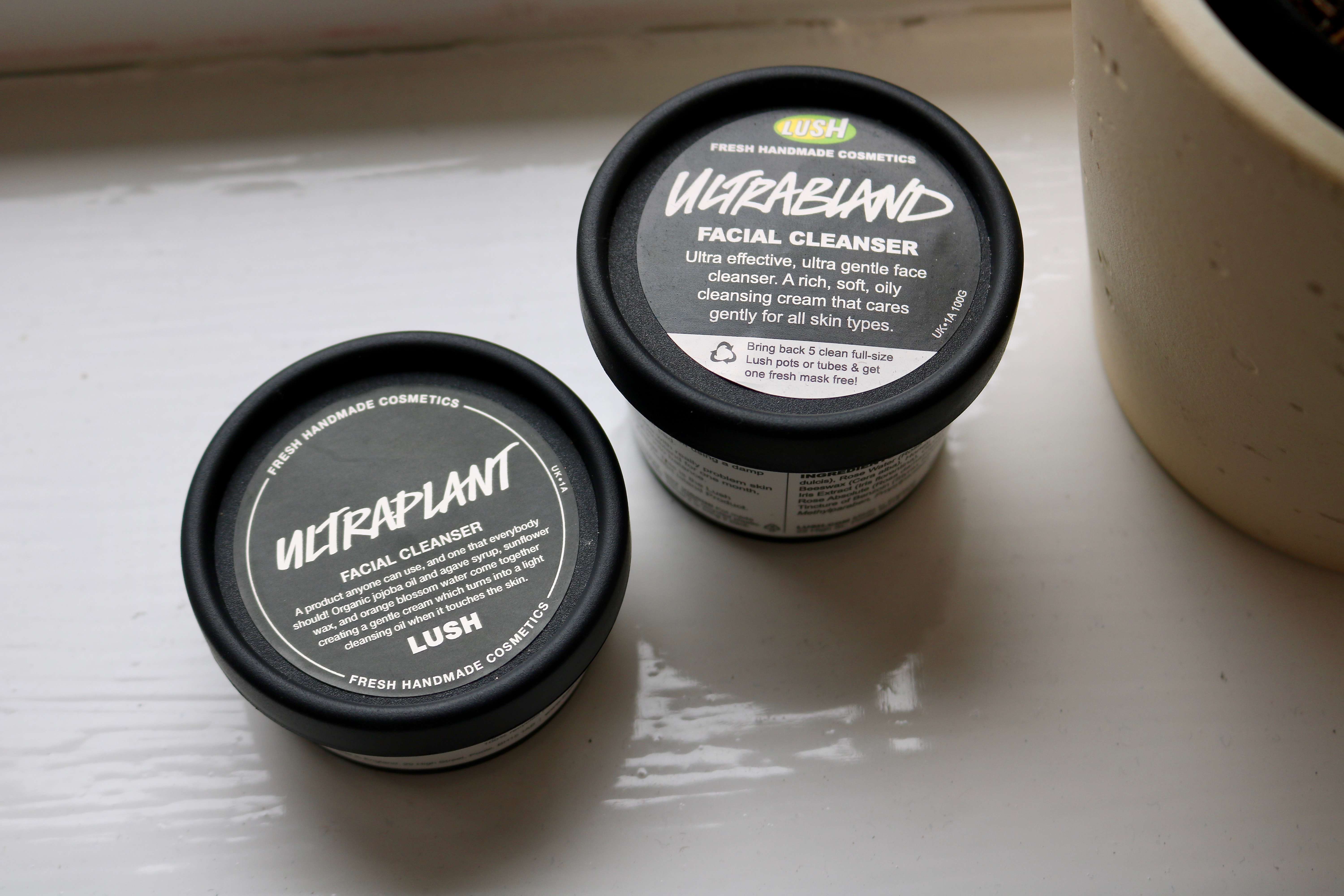 Lush Ultrabland & Ultraplant cleansers