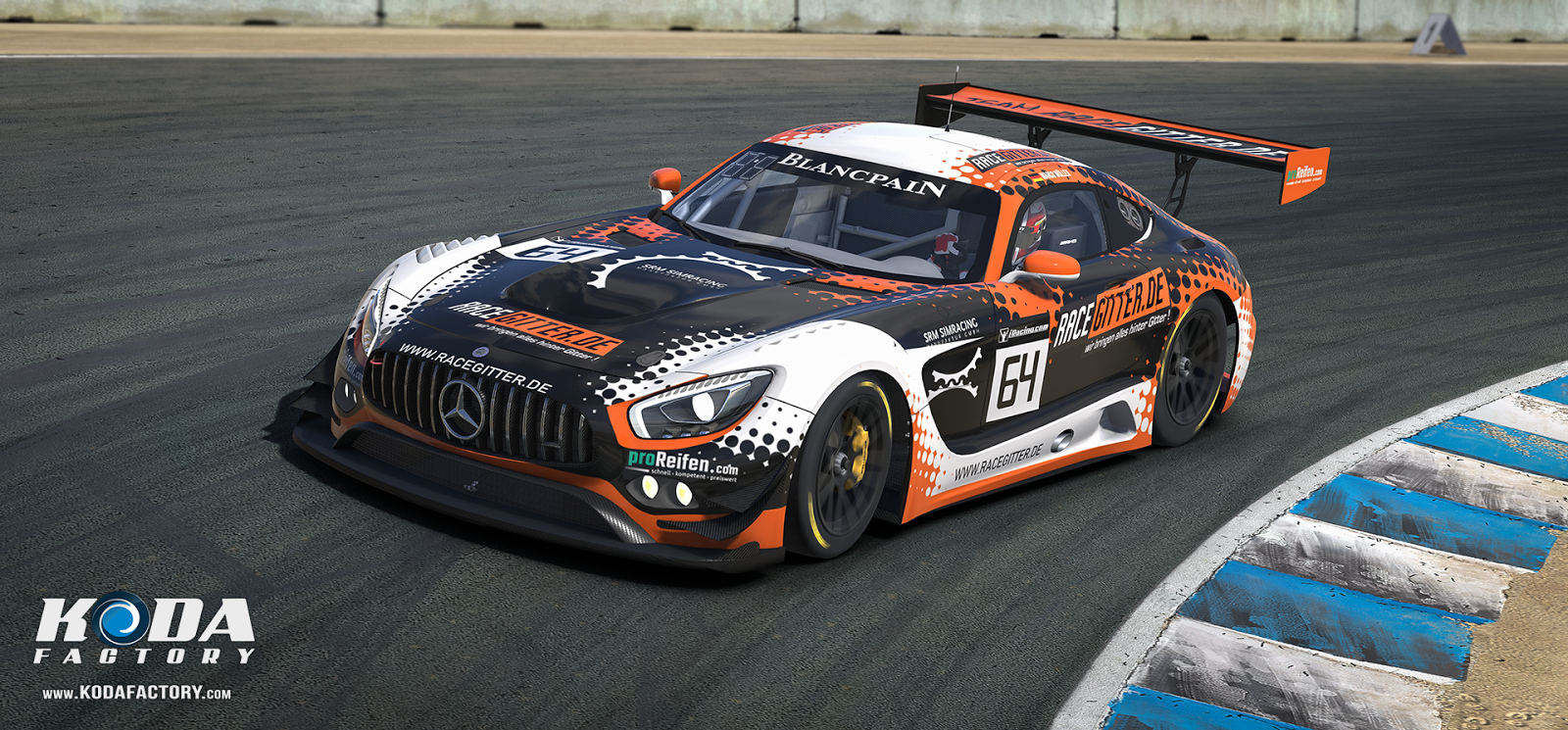Team Racegitter De Mercedes Amg Gt3 Iracing Koda Factory