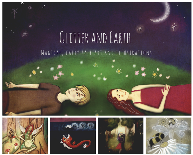 Glitter and earth