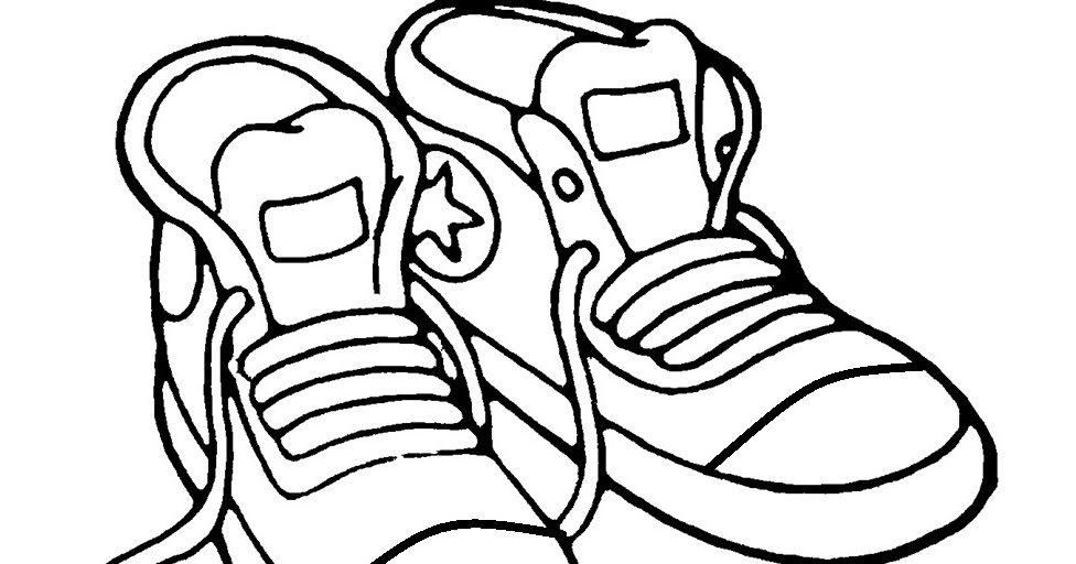 Gambar Sketsa Sepatu Olahraga Contoh Sketsa Gambar - IMAGESEE