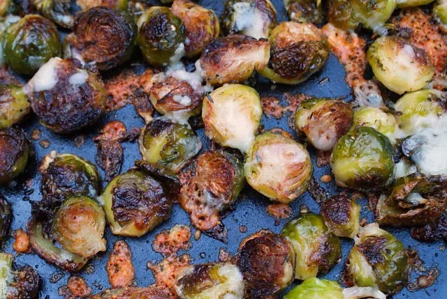 Roasted Parmesan Brussels Sprouts