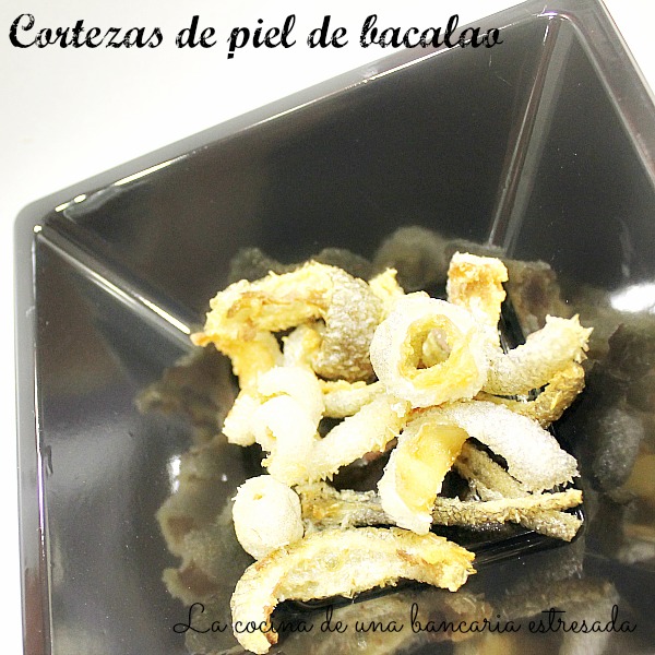 Cortezas de piel de bacalao