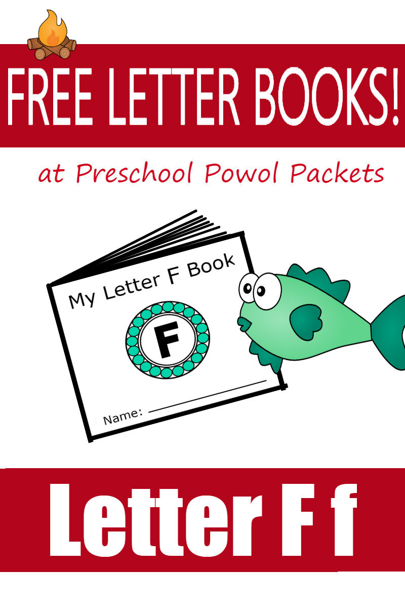 Letter F Free Printable Minibook Alphabet Series Preschool Powol Packets
