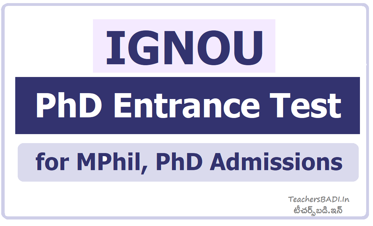 IGNOU Phd Entrance Exam 2020 - My Exam Solution