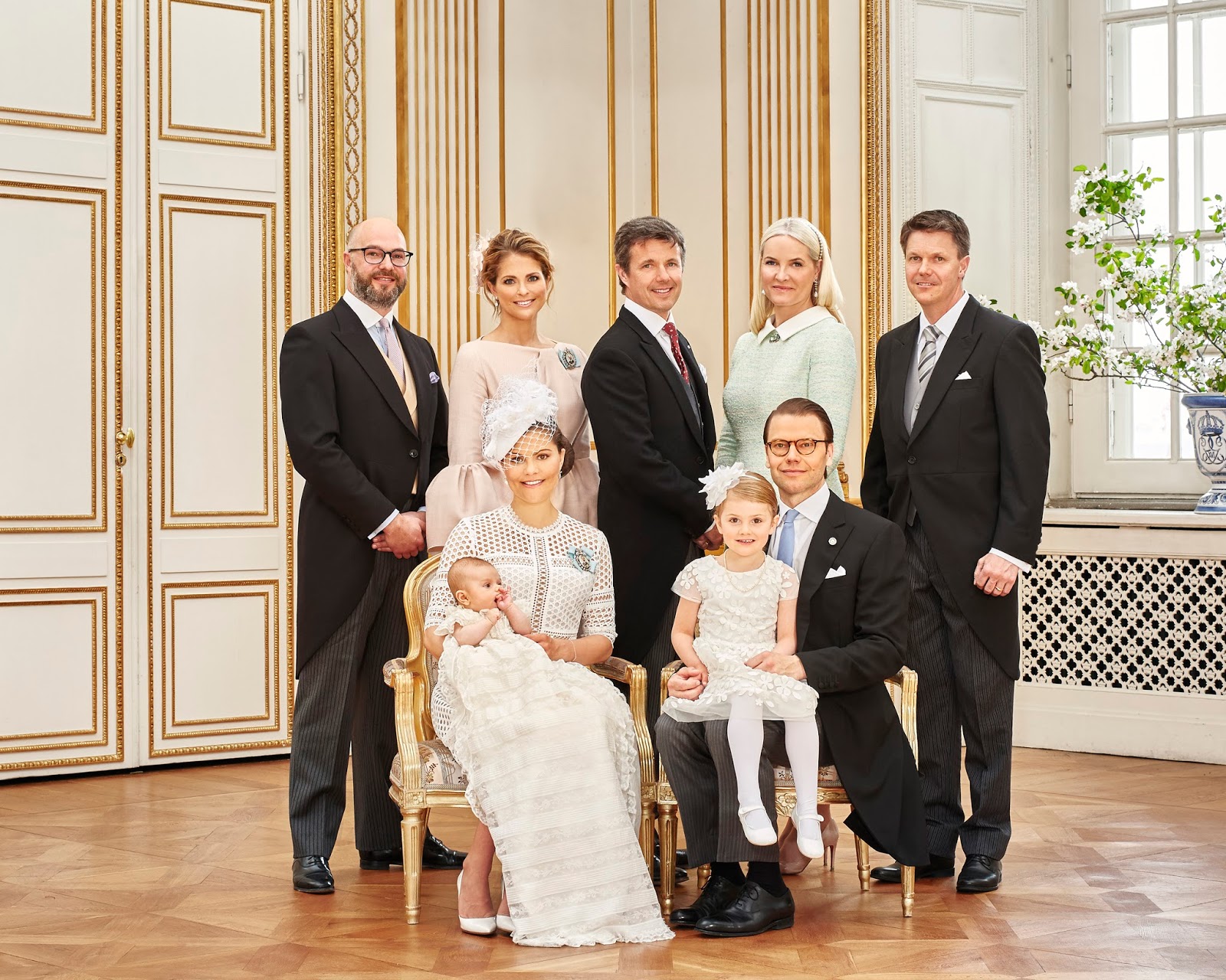 Queens of England Official photos of Prince Oscar's christening