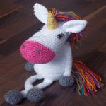 patron gratis unicornio amigurumi | free amigurumi pattern unicorn
