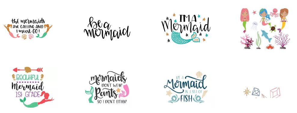 Download Mermaid Sea Themed Free Svgs PSD Mockup Templates