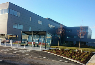 stylist bus shelter outside HP Galway new building