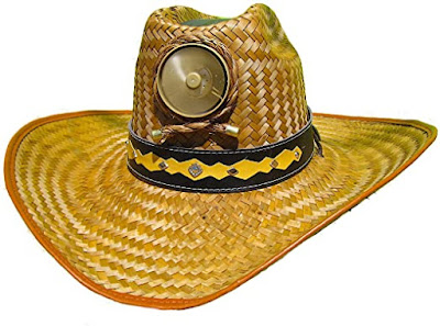 KOOL BREEZE SOLAR HAT Is A Solar Powered Fan Straw Hat That Has A Fan