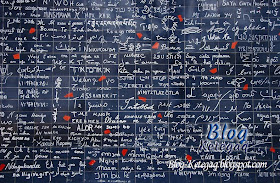 Dinding Aku Cinta Padamu di Paris