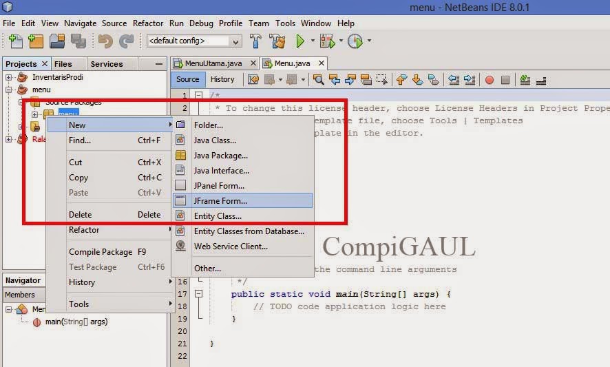 Membuat Fungsi Confirm Exit Pada Program Java « compi gaul