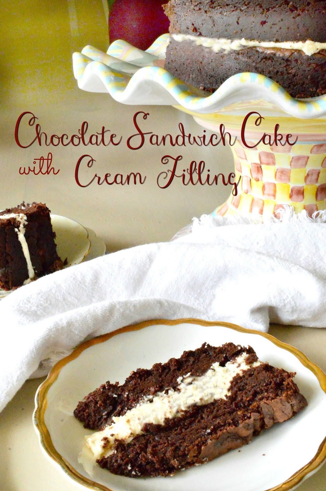 This is How I Cook Chocolate Sandwich Cake with Cream Filling